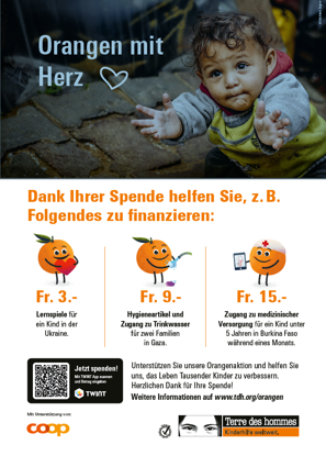 Image de Plakate, A2, "Orangen mit Herz"