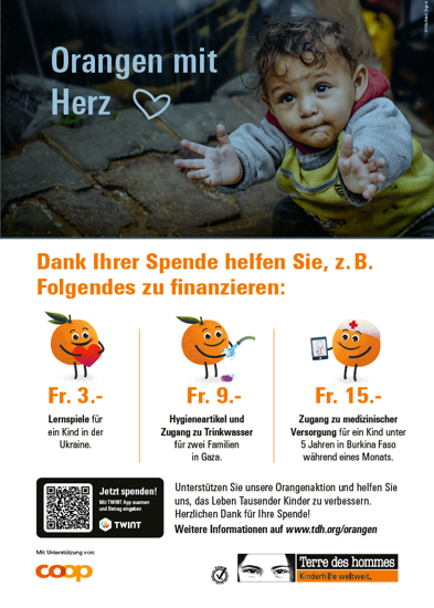 Image de Plakate, A2, "Orangen mit Herz"